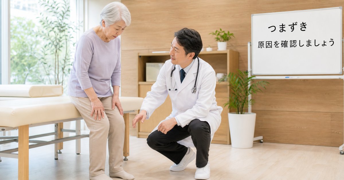高齢者のつまずきは転倒の前兆？原因と何科を受診すべきか解説