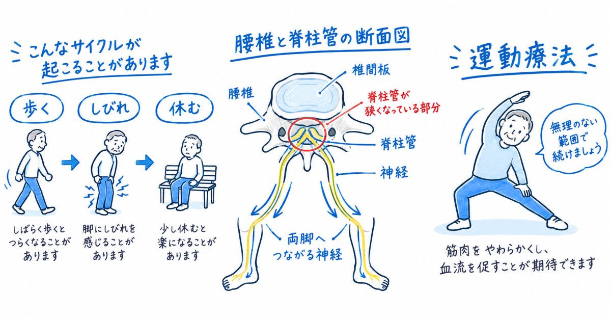 脊柱管狭窄症のしびれ、手術しないで治せる？リハビリの本当の効果