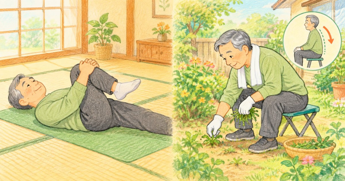 自宅で安全に行うしびれ緩和の体操と、悪化させないための注意点