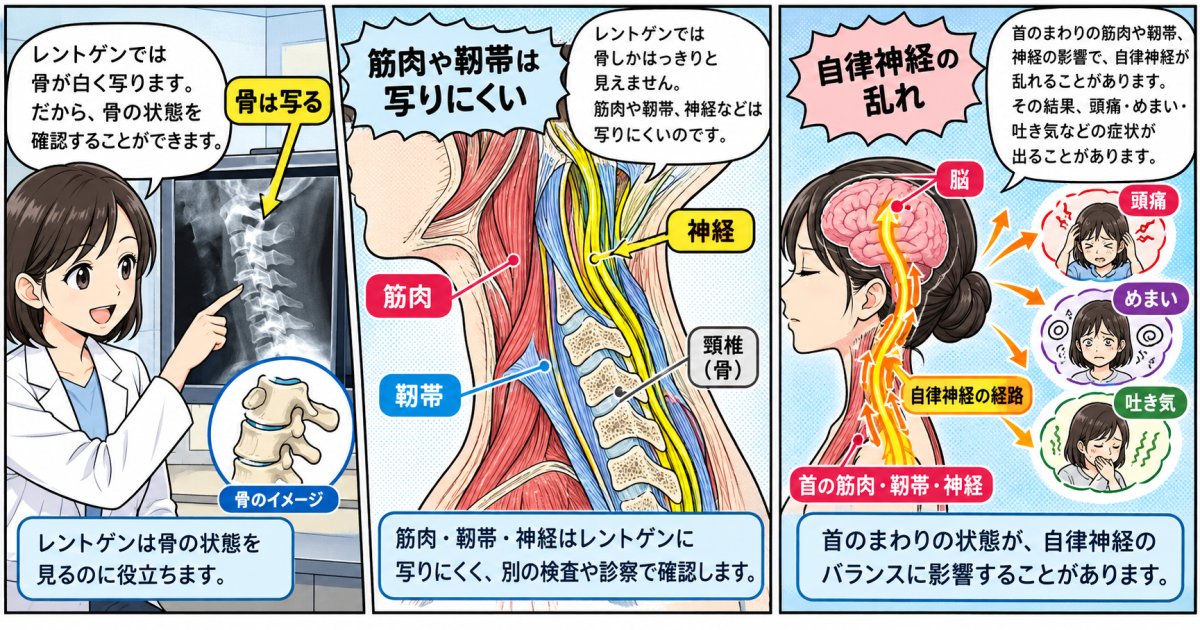 レントゲンやCTで「異常なし」と言われる医学的な理由